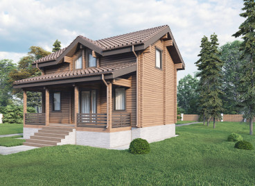 Дом из клееного бруса «Улесье»